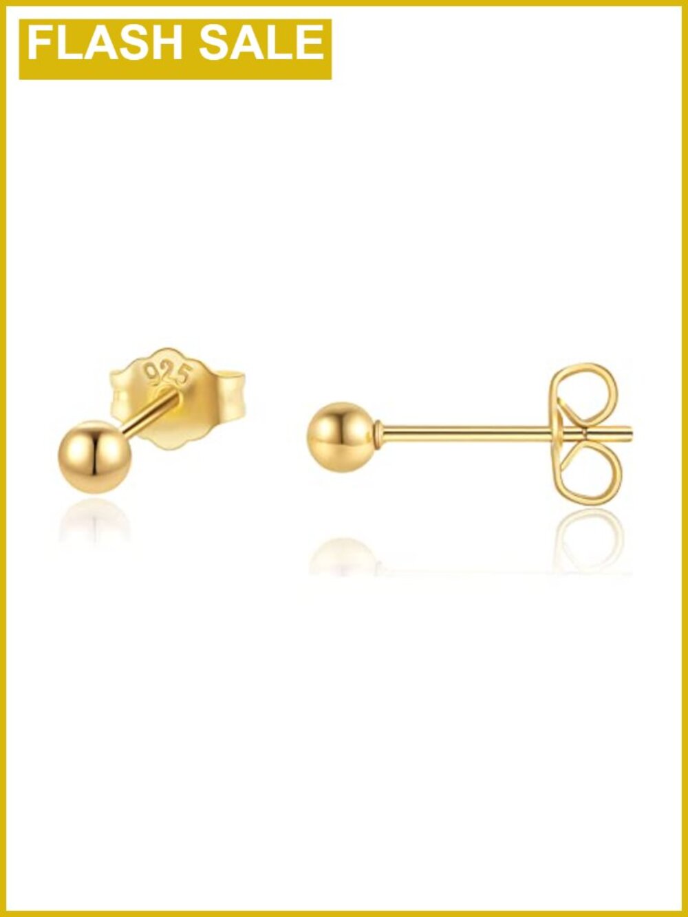 Tiny Ball Stud Earrings 316L Surgical Steel Hypoallergenic Cartilage Helix
